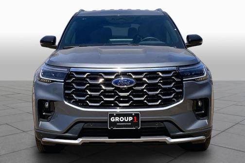 Gray 2026 Ford Explorer Platinum