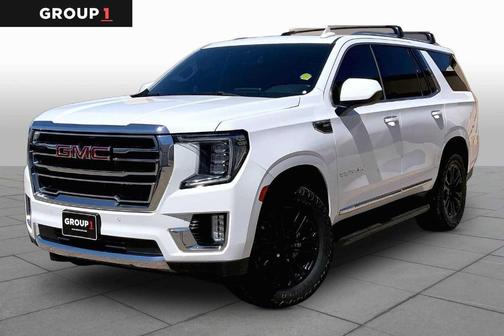 Summit White 2023 GMC Yukon SLT