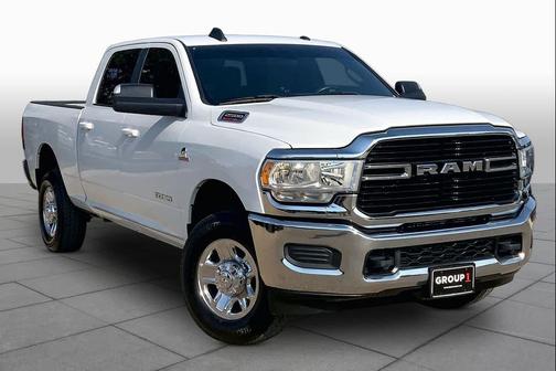 Bright White Clearcoat 2021 RAM 2500 Big Horn Crew Cab 4x4 6'4' Box