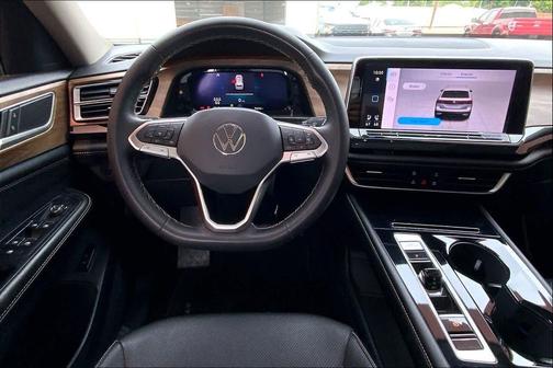 Pure White 2024 Volkswagen Atlas 2.0T SE w/Technology