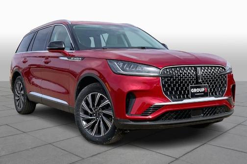 Red 2026 Lincoln Aviator Premiere