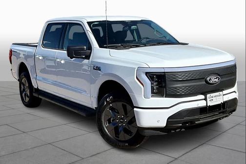 White 2025 Ford F-150 Lightning Flash