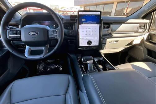 White 2025 Ford F-150 Lightning Flash