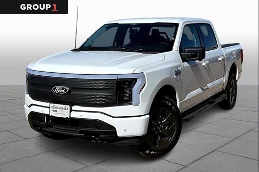 White 2025 Ford F-150 Lightning Flash