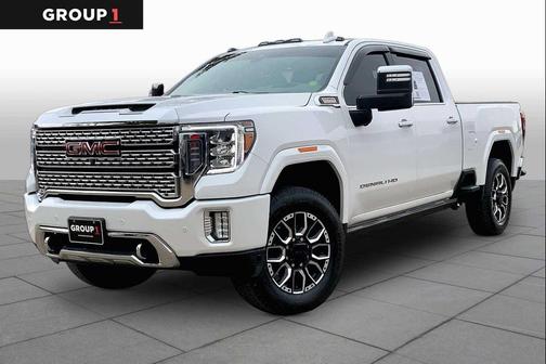 White Frost Tri-Coat 2023 GMC Sierra 2500 Denali