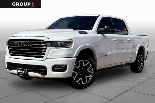 Bright White Clearcoat 2025 RAM 1500 Laramie