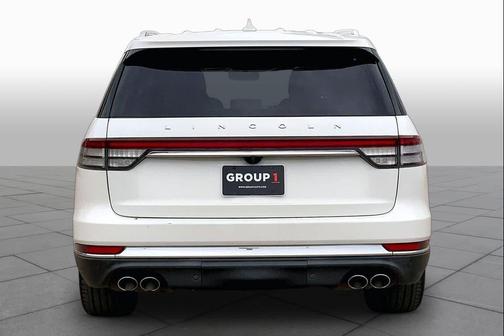 Pristine White Metallic Tri-Coat 2020 Lincoln Aviator Reserve AWD