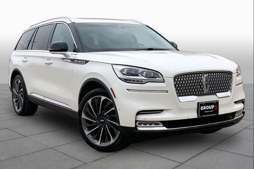 Pristine White Metallic Tri-Coat 2020 Lincoln Aviator Reserve AWD