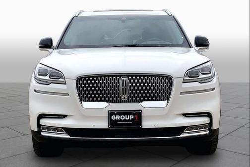 Pristine White Metallic Tri-Coat 2020 Lincoln Aviator Reserve AWD