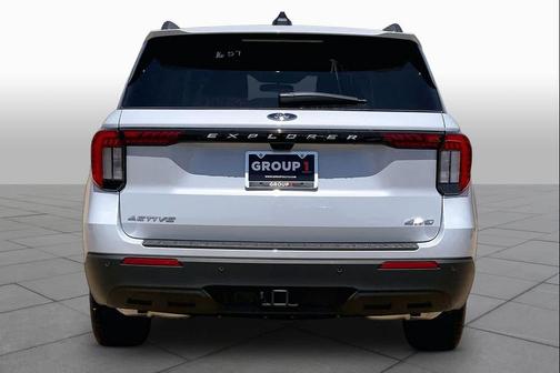 Space White Metallic 2026 Ford Explorer Active