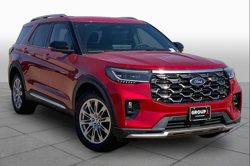 Rapid Red Metallic Tinted Clearcoat 2026 Ford Explorer Platinum
