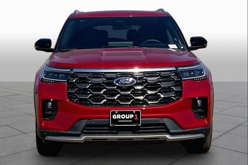 Rapid Red Metallic Tinted Clearcoat 2026 Ford Explorer Platinum