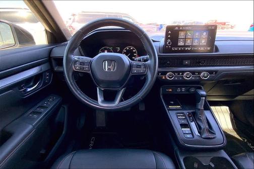 Platinum White Pearl 2025 Honda CR-V Hybrid Sport-L