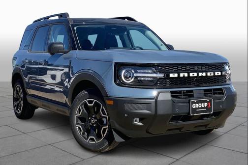 Azure Gray Metallic Tri-Coat 2025 Ford Bronco Sport Outer Banks