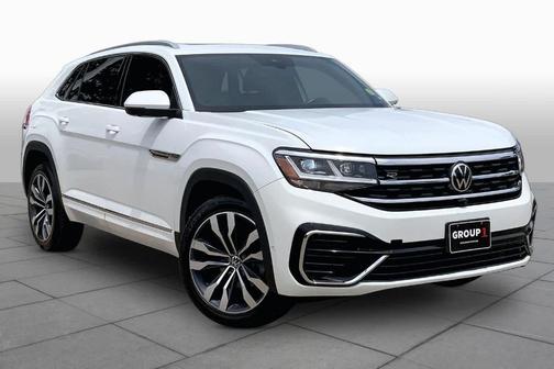 Pure White 2021 Volkswagen Atlas Cross Sport 3.6L V6 SEL Premium R-Line