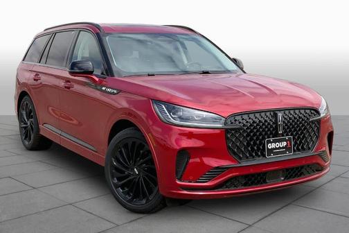 Red 2026 Lincoln Aviator Reserve AWD