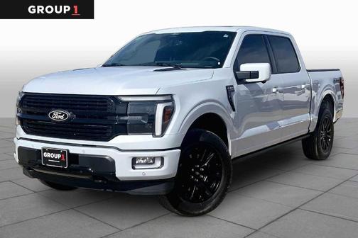 Space White Metallic 2025 Ford F-150 Platinum