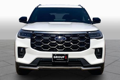 White 2026 Ford Explorer Platinum