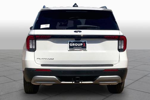 White 2026 Ford Explorer Platinum