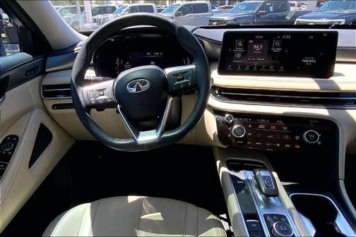 Warm Titanium 2022 INFINITI QX60 Luxe