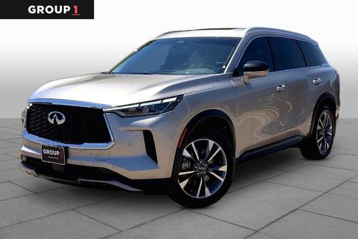 Warm Titanium 2022 INFINITI QX60 Luxe