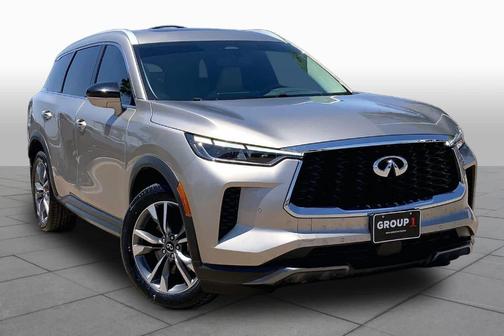 Warm Titanium 2022 INFINITI QX60 Luxe