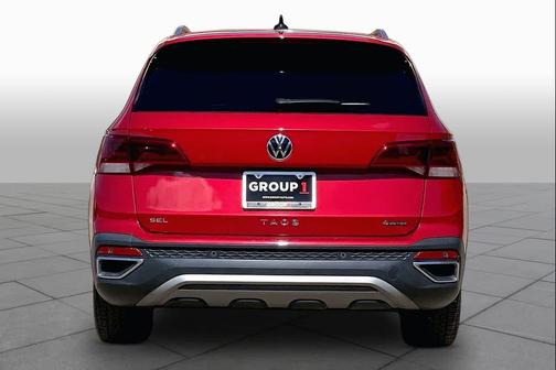 Kings Red Metallic 2022 Volkswagen Taos 1.5T SEL
