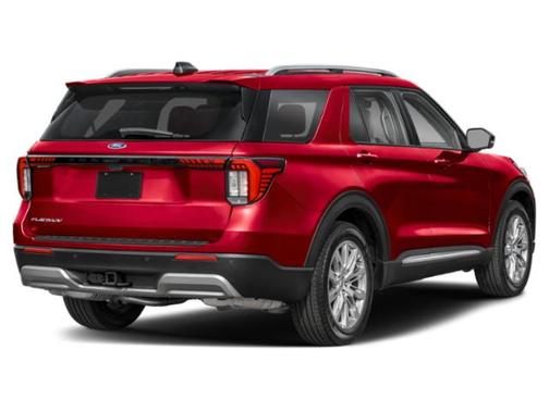 Red 2026 Ford Explorer Platinum