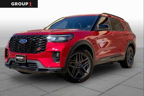 Rapid Red Metallic Tinted Clearcoat 2025 Ford Explorer ST
