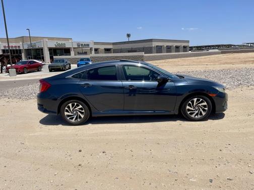 Blue 2017 Honda Civic EX