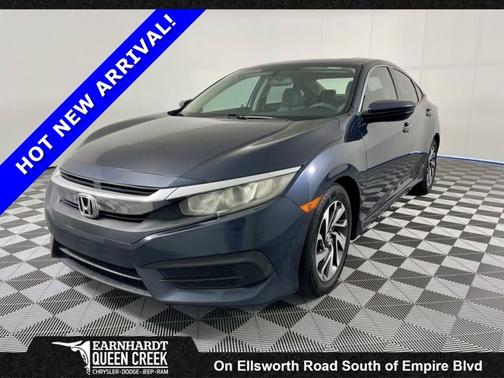 Cosmic Blue Metallic 2017 Honda Civic EX