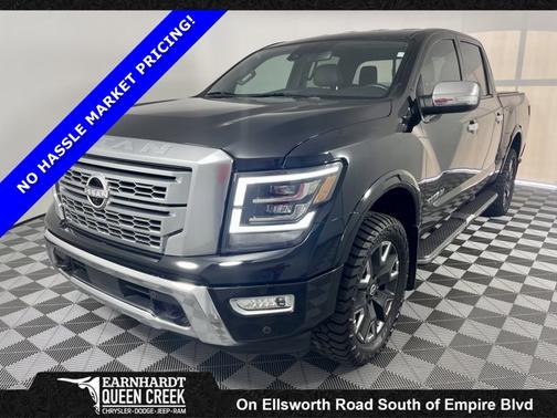 Super Black 2023 Nissan Titan Platinum Reserve