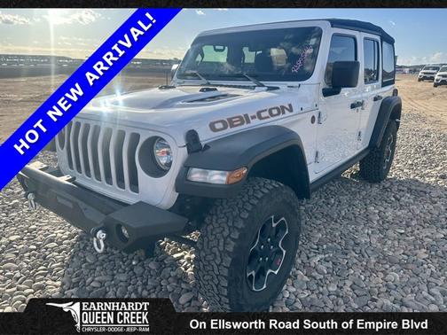 Bright White Clearcoat 2023 Jeep Wrangler Rubicon