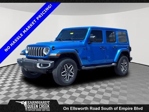 Hydro Blue Pearlcoat 2025 Jeep Wrangler Sahara