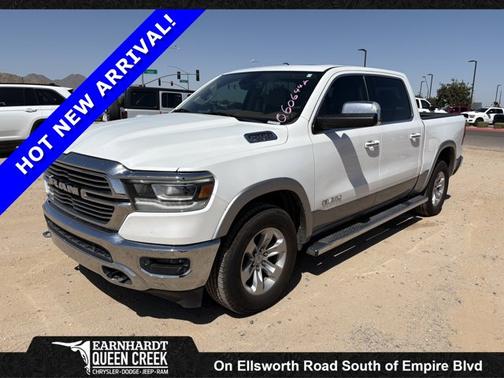 Ivory White Tri-Coat Pearlcoat 2020 RAM 1500 Laramie