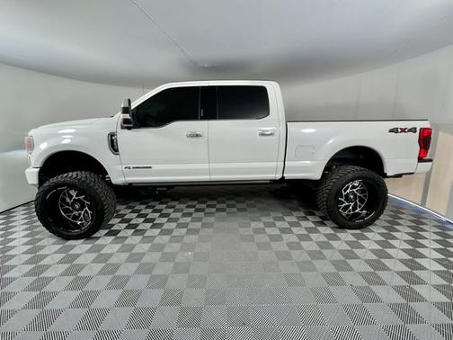 Star White Metallic Tri-Coat 2020 Ford F-350 Platinum