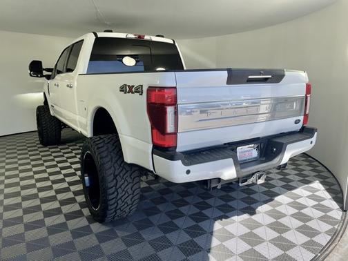 Star White Metallic Tri-Coat 2020 Ford F-350 Platinum