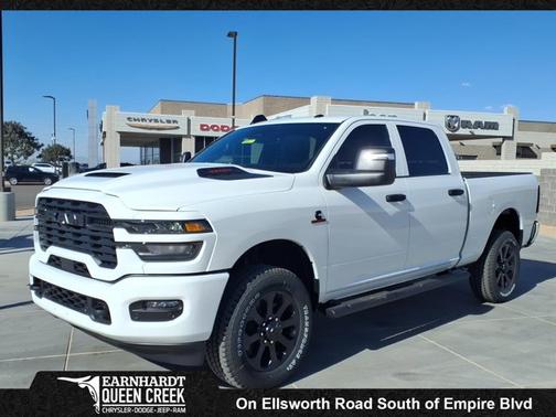 Bright White Clearcoat 2026 RAM 2500 Black Express