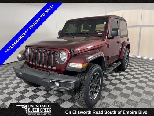 Snazzberry Pearlcoat 2021 Jeep Wrangler 80th Anniversary