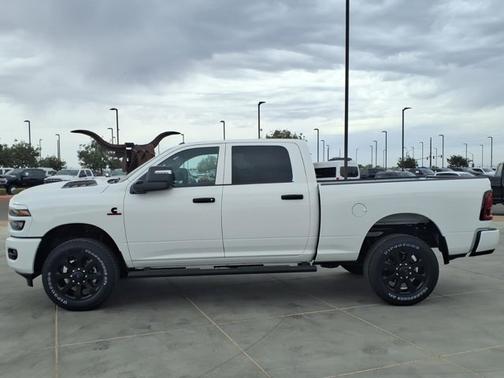 Bright White Clearcoat 2026 RAM 2500 Black Express