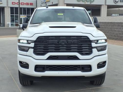 Bright White Clearcoat 2026 RAM 2500 Black Express