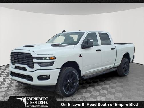 Bright White Clearcoat 2026 RAM 2500 Black Express