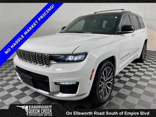 Bright White Clearcoat 2022 Jeep Grand Cherokee L Summit Reserve