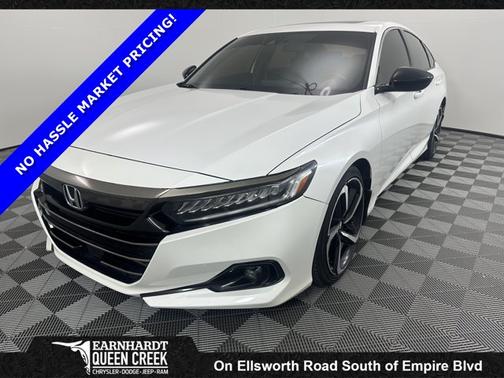 Platinum White Pearl 2022 Honda Accord Sport