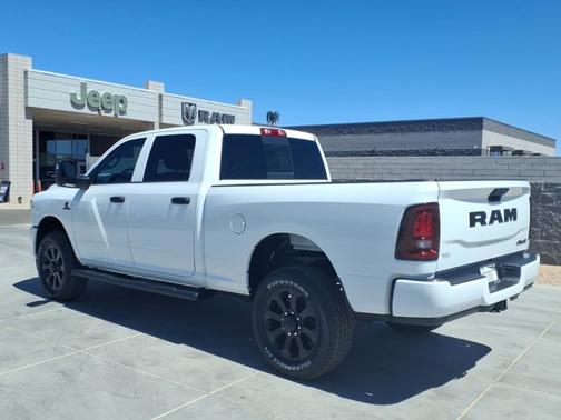 Bright White Clearcoat 2026 RAM 2500 Black Express