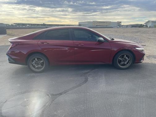 Ultimate Red 2025 Hyundai ELANTRA HEV SEL Sport