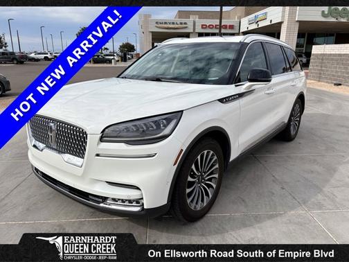 White 2020 Lincoln Aviator Reserve RWD