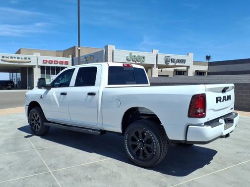Bright White Clearcoat 2026 RAM 2500 Black Express