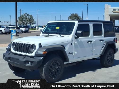Bright White Clearcoat 2026 Jeep Wrangler Sport S