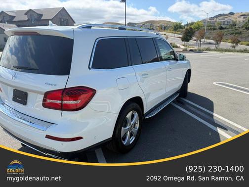 White 2017 Mercedes-Benz GLS 450 4MATIC